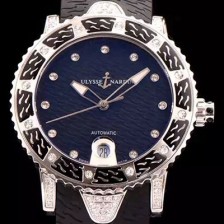 SA급 율리스나르당 남성용 막시마린 아시안 무브먼트 블랙다이얼 ULY42012 xx