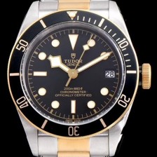 SA급 튜더 남성용 헤리티지 블랙 베이 M79733N-0004 최신형 콤비모델!! ZF 사 18K 옐로우 골드 블랙 다이얼 브레이슬릿 스위스 ETA 2824-A2오토매틱 무브먼트 TUD04303 xx