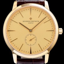 SA급 바쉐론콘스탄틴 남성용 패트리모니 옐루골드 서브 세컨즈 화이트 다이얼 VAC0400 xx