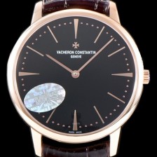 SA급 바쉐론콘스탄틴 남성용 패트리모니 81180/000R-9283 매뉴얼 와인딩 클래식 타임온리 워치!! 18K 로즈골드 케이스 블랙 다이얼 오토매틱 무브먼트 VAC0211 xx