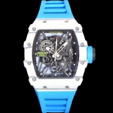 SA급 리차드밀러 남성용 RM035-01 라파 수동/기계식 무브먼트 50mm 카본 우레탄줄 스캘래톤 다이얼 ric0232 xx