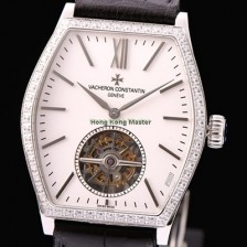 SA급 바쉐론콘스탄틴 남성용 메트 시리즈 화이트 다이얼 투어빌론 무브먼트 VAC0410 xx