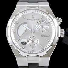 SA급 바쉐론콘스탄틴 남성용 오버시즈 47450/B01A-9226 듀얼 타임 파워리저브 실버 다이얼 오토매틱 무브먼트 VAC0203 xx