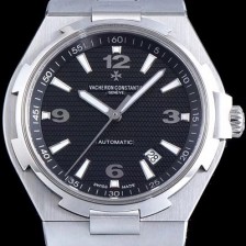 SA급 바쉐론콘스탄틴 남성용 오버시즈 데이트 47040/000M-9500 최신 업그레이드 버전! 블랙 텍스쳐 다이얼 오토매틱 무브먼트 VAC0200 xx