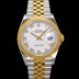 SA급 로렉스 남성용 데이저스트 m126233 18K 옐로우골드 로마인덱스 36mm 오토매틱 Cal.3235 무브먼트 화이트 다이얼 rol5365 xx