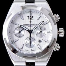 SA급 바쉐론콘스탄틴 남성용 오버시즈 49150B01A-9095 컬럼 휠 크로노그래프 실버 텍스쳐 다이얼 오토매틱 무브먼트 VAC0240 xx