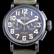 SA급 제니스 남성용 파일럿 11.2430.4069/21.C773 빈티지 헤리티지 타입20 크로노그래프 그레이 샌드 다이얼 오토매틱 무브먼트 ZEN4212 xx