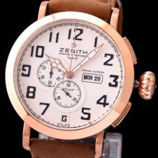 SA급 제니스 남성용 파일럿 87.2430.4054/21.C721 화이트 다이얼 오토매틱 무브먼트 ZEN4220 xx