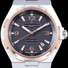 SA급 바쉐론콘스탄틴 남성용 오버시즈 데이트 47040/000w-9500 최신 업그레이드 버전! 블랙 텍스쳐 다이얼 오토매틱 무브먼트 VAC0205 xx