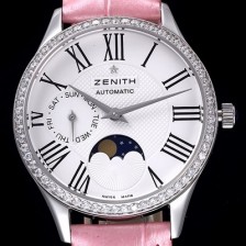 SA급 제니스 남성용 03.2310.69202.C706스위스 쿼츠 쥬얼리 베젤 화이트 다이얼 ZEN045 xx