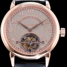 SA급 아랑게운트죄네 남성용 Handwerkskunst 그레이 다이얼 투어빌론 무브먼트 LAN4200 xx