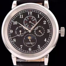 SA급 아랑게운트죄네 남성용 1815 시리즈 워치 문페이즈 브라운 다이얼 오토매틱 무브먼트 ALS4203 xx