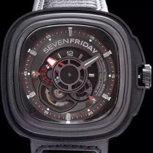 SA급 세븐프라이데이 남성용 1:1 베스트 에디션 블랙 다이얼 오토매틱 무브먼트 SEV4240 xx