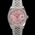 SA급 로렉스 남성용 데이저스트 m126284 로마인덱스 36mm 보석/큐빅 오토매틱 Cal.3235 무브먼트 핑크 다이얼 rol5361 xx