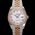 SA급 로렉스 남성용 데이저스트 m126231 18K 로즈골드 로마인덱스 36mm 오토매틱 Cal.3235 무브먼트 화이트 다이얼 rol5363 xx