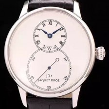 SA급 자케드로 남성용 빅세컨즈 43mm 오토메틱 화이트다이얼 JAD4202 xx