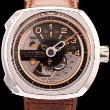 SA급 세븐프라이데이 남성용 1:1 베스트 에디션 브라운 다이얼 오토매틱 무브먼트 SEV4240 xx