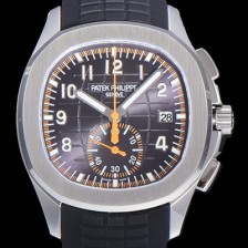 SA급 파텍필립남성용 아쿠아너 5968A 크로노그래프 스틸 42미리 오토매틱 블랙 다이얼  PAT52358 xx
