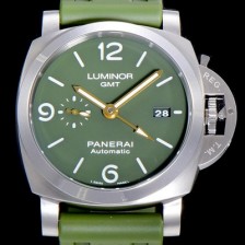 SA급 파네라이남성용 루미노르 PAM01056 1950 3데이 44미리 오토매틱 GMT 그린다이얼 PAN94403 xx
