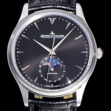 SA급 예거 르꿀르뜨남성용 마스터 울트라 씬 문페이즈 39미리 오토매틱 블랙다이얼 JAG54668 xx