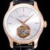SA급 예거 르꿀르뜨남성용 마스터 그랜드 트랜디션 투어빌론 18K로즈골드 수동/기계식 42미리 18K 로즈골드 실버다이얼 JAG90086 xx