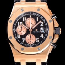 SA급 오데마피게남성용  1:1버전 베스트 에디션 로얄오크 오프오셔 18K로즈골드 42미리 오토매틱 크로노그래프 기능 블랙다이얼 AUD89231 xx