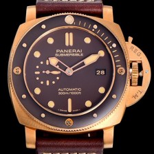 SA급 파네라이남성용 루미노르 PAM0968 섭머져블 47미리 구제처리 청동/브론즈소재 오토매틱 브라운다이얼 PAN61760 xx