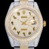 SA급 로렉스남성용  고퀄리티 데이저스트 41미리 금장시계 보석/큐빅세팅 투톤콤비 18K로즈골드 오토매틱 ROL40527 xx