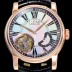 SA급 로저드빌남성용  오마쥬 수동기계식 투어빌론(뜨루삐옹) 45미리 18K 로즈골드 화이트다이얼 ROG65469 xx