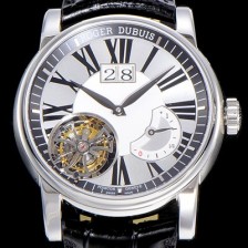 SA급 로저드빌남성용  오마쥬 수동기계식 투어빌론(뜨루삐옹) 45미리 화이트 / 실버다이얼 ROG40385 xx