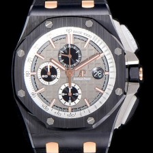 SA급 오데마피게남성용 신형모델 로얄오크 오프쇼어 크로노그래프 프라이더 저므니 44미리 오토매틱 그레이 다이얼 AUD58905 xx