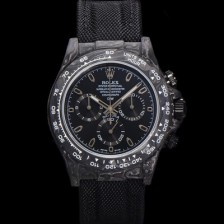 SA급 로렉스남성용 데이토나 DIW 포지드카본 커스텀 40mm 크로노그래프 오토매틱 Cal.4130 무브먼트 블랙 다이얼 ROL11355 xx