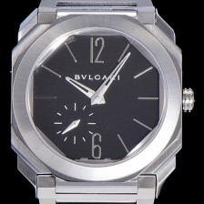 SA급 불가리남성용 초특가 한정판 옥토 피니시모 스틸소재 40미리 오토매틱 블랙다이얼 BVL36983 xx