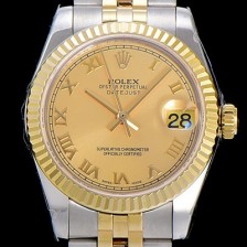 SA급 로렉스여성용 데이져스트 로맨 쥬밸리 31미리 레이디 옐루골드 오토매틱 2836-2 골드다이얼 ROL74304 xx