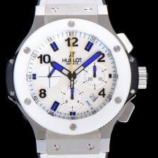 SA급 휴블렛남성용 빅뱅 크로노그래프 44미리 세라믹 우레탄 오토매틱 화이트다이얼 HUB39835 xx