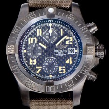 SA급 브라이틀링남성용 어벤져 II 크로노그래프 45미리 PVD 티타늄 코팅 오토매틱 블랙다이얼 BRE91983 xx