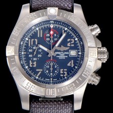 SA급 브라이틀링남성용 어벤져 II 크로노그래프 45미리 볼카노 오토매틱 블랙다이얼 BRE66299 xx