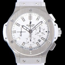 SA급 휴블렛남성용 빅뱅 크로노그래프 44미리 우레탄 오토매틱 화이트다이얼 HUB92268 xx