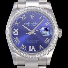 SA급 로렉스남성용 데이져스트 오토매틱 3235무브 보석/큐빅 36미리 블루다이얼 ROL44045 xx