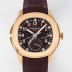 SA급 파텍필립남성용 아쿠아넛 5164R-001 트리블 타임 40미리 18K 로즈골드 브라운다이얼 오토매틱 PAT48765 xx