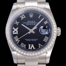 SA급 로렉스남성용 데이져스트 오토매틱 3235무브 보석/큐빅 36미리 블랙다이얼 ROL72400 xx