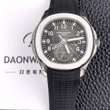 SA급 파텍필립남성용 아쿠아넛 5164A-001 트리블 타임 40미리 블랙 다이얼 오토매틱 PAT47237 xx