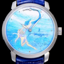 SA급 율리스 나르딘남성용 클라시코 마나라 매뉴팩처 40MM 오토매틱 그림다이얼 ULY74287 xx