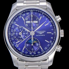 SA급 론진남성용 마스터 콜랙션 오토매틱 40mm 문페이즈 블루다이얼 LAN17946 xx