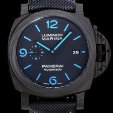SA급 파네라이남성용 루미노르 PAM01661 마리나 카본 44미리 블랙다이얼 오토매틱 PAN97506 xx