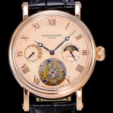 SA급 파텍필립남성용 그렌드 컴플리케이션 투어빌론 오토매틱 42mm 골드다이얼 문페이즈 파워 리저브 PAT69691 xx