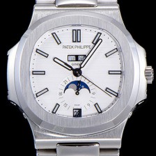 SA급 파텍필립남성용 노틸러스 오토매틱 40mm 화이트다이얼 오토매틱 PAT88536 xx