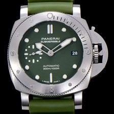 SA급 페네라이남성용 섭머져블 PAM01055 밀리터리 에디션 42mm 오토매틱 그린다이얼 PAN84268 xx
