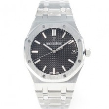 SA급 오데마피게 로얄오크 하이엔드 15500ST.OO.1220ST.03 최신형 Cal.4302 셀프와인딩 무브먼트 41MM 그랜드 파피스리 패턴 블랙 다이얼 AUD23840 xx