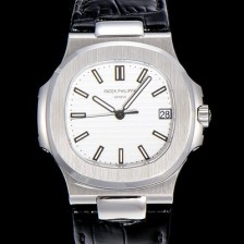 SA급 파텍필립남성용 최신! 노틸러스 5711  Cal.324 S C타입무브 오토매틱 40mm 가죽줄 화이트다이얼 PAT38012 xx